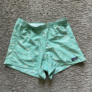 Patagonia Turquoise Pattern Shorts